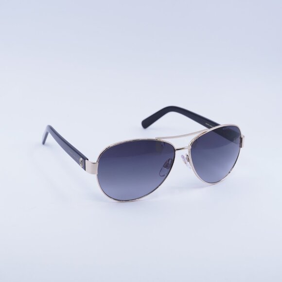 Marc Jacobs MARC 699/S 0RHL 9O Sunglasses Gold/Black Aviator Frame, Grey Lenses - Picture 3 of 10